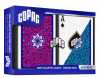 New - Copag Neoteric Plastic Playing Cards: Narrow, Super Index, Green/Red